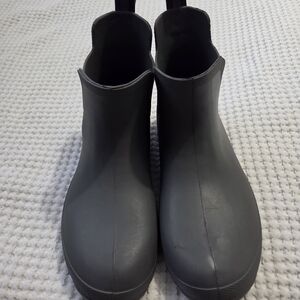 Totes Grey Waterproof Rain Boots Sz. 9